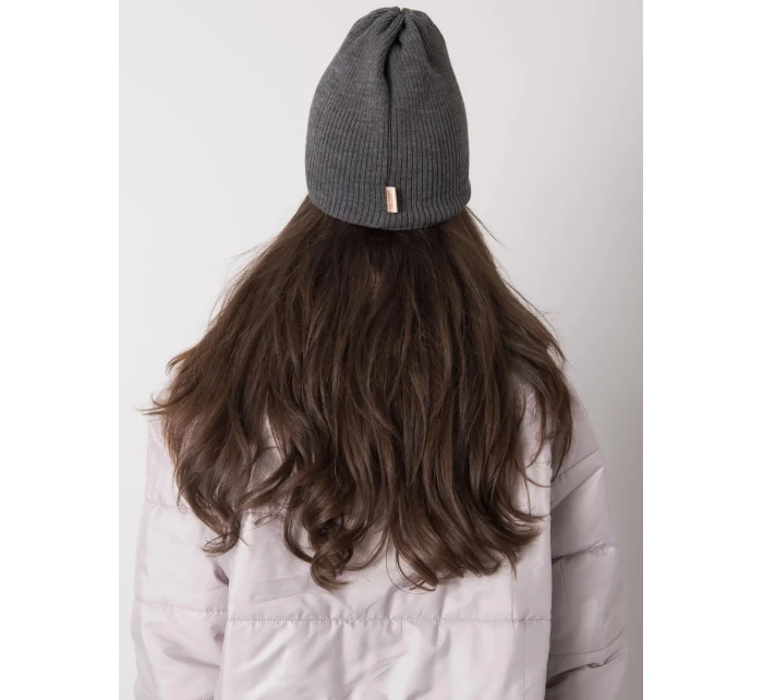 Dámská čepice.96 tmavě šedá