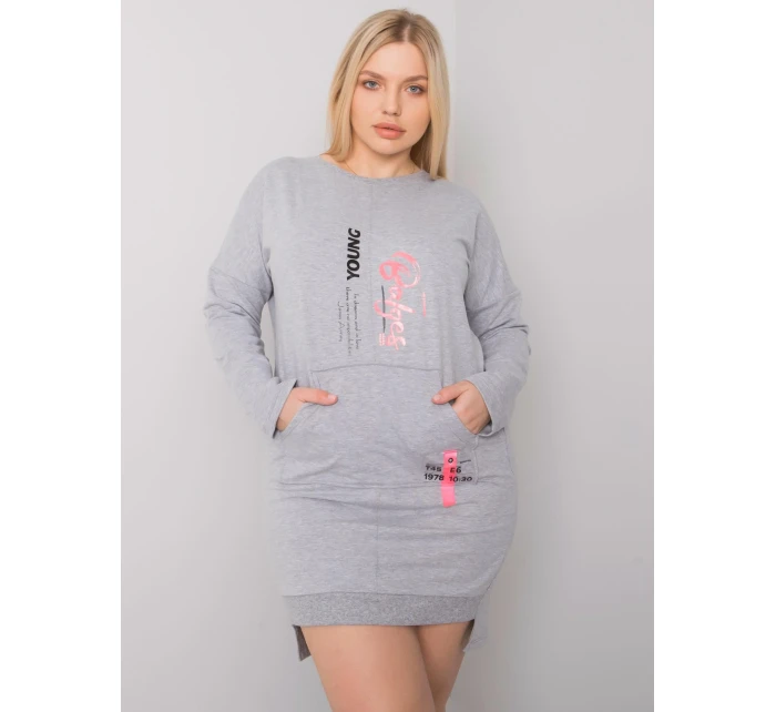 Šaty RV SK 7178.44 šedá