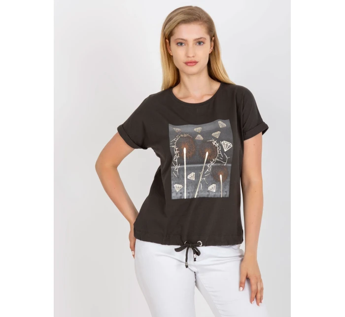 Tričko RV TS 0237.84P tmavě khaki Tričko RV TS 0237.84P tmavě khaki