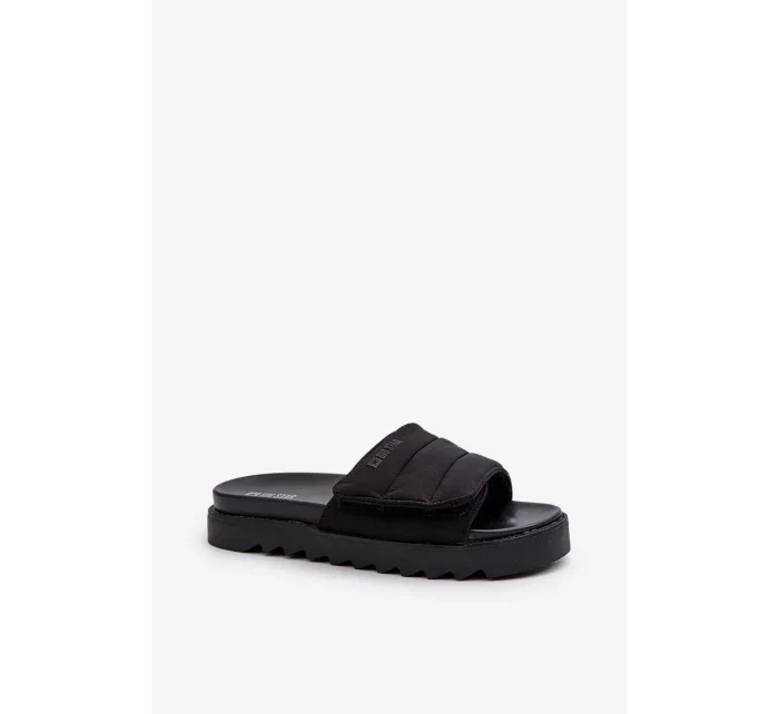 Dámské pantofle na platformě Big Star Černá Dámské pantofle na platformě Big Star Černá