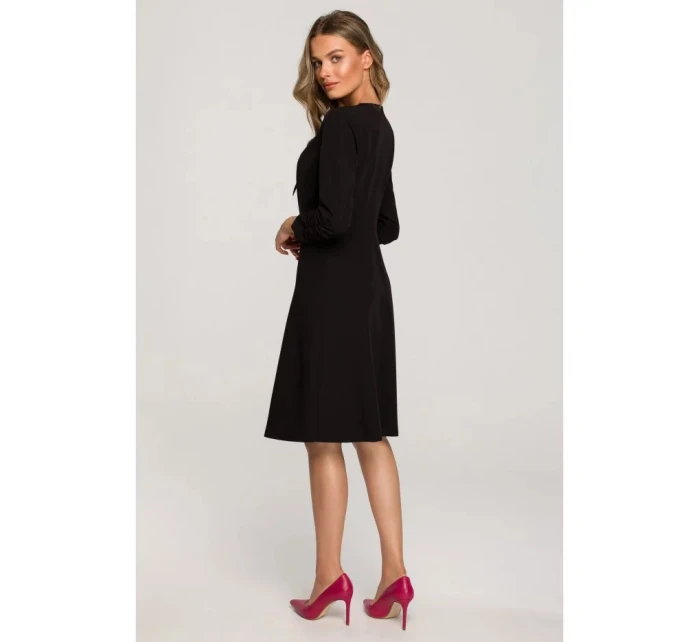 Dámské šaty model 21135583 Černá - STYLOVE