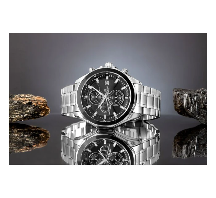 Pánské hodinky Giewont Chronograph Sapphire Silver GW7290-B2