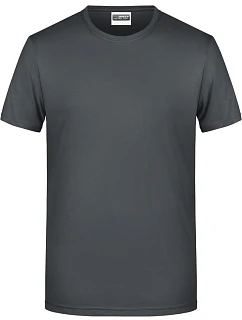 8008 Pánské tričko z bio bavlny model 22437904 graphite - Daiber