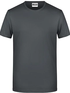 8008 Pánské tričko z bio bavlny model 22437904 graphite - Daiber