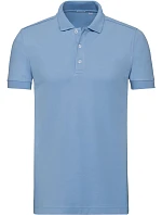 Russell Athletic 566M Pánské elastické piqué polo 10.566M sky Russell Athletic 566M Pánské elastické piqué polo 10.566M sky
