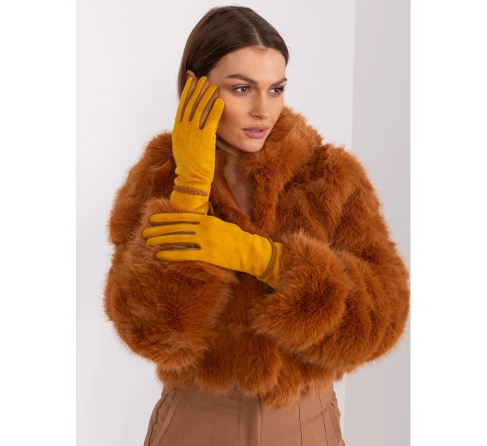 Rukavice AT RK 238601.78 tmavě žlutá