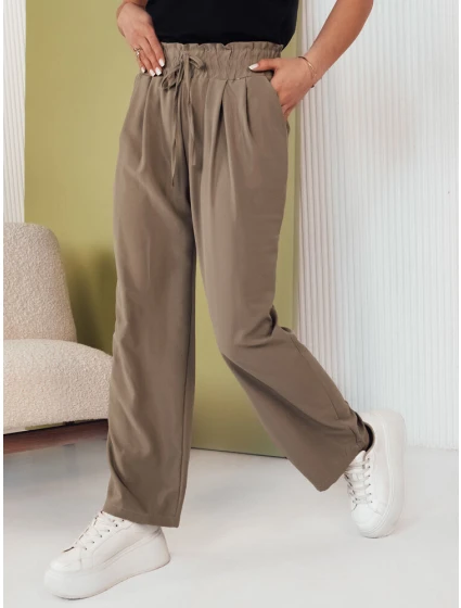 Dámské olivové kalhoty EUFRAZ FashionStreet UY2051