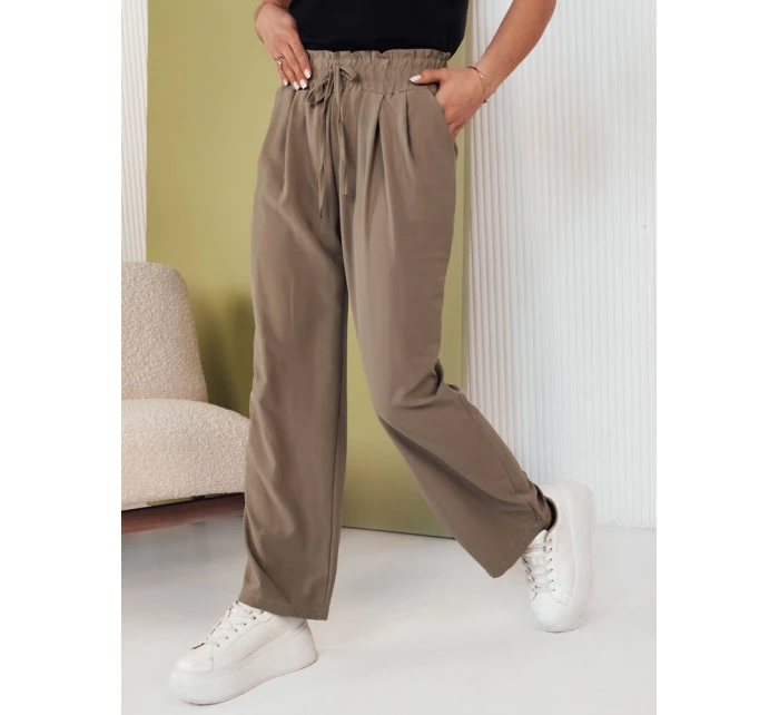 Dámské olivové kalhoty EUFRAZ FashionStreet UY2051