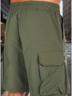 Pánské látkové bojové šortky zelené FashionStreet SX2508 Pánské látkové bojové šortky zelené FashionStreet SX2508