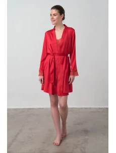 Vamp - Dámský saténový župan 16920 - Vamp