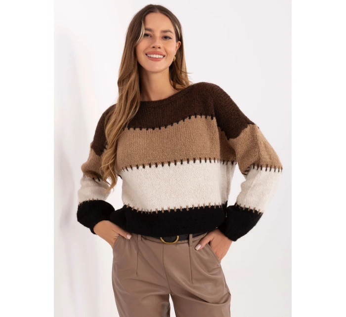 Sweter MI SW model 21441266 brązowy - FPrice