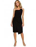 M409 tužkové šaty badeau - černé