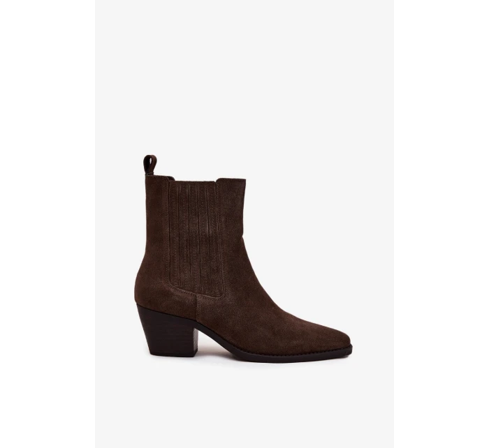 Dámské zateplené kotníkové boty Arelia – hnědé Dámské zateplené kotníkové boty Arelia – hnědé