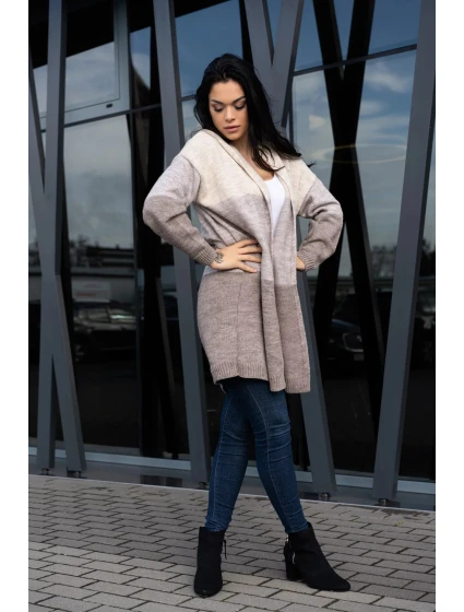 Dámský svetr model 20609387 Beige - Merribel