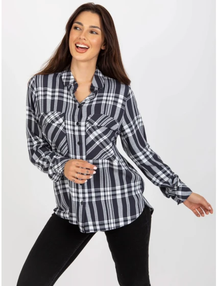 Dámská halenka model 21222054 tmavě šedá - FPrice