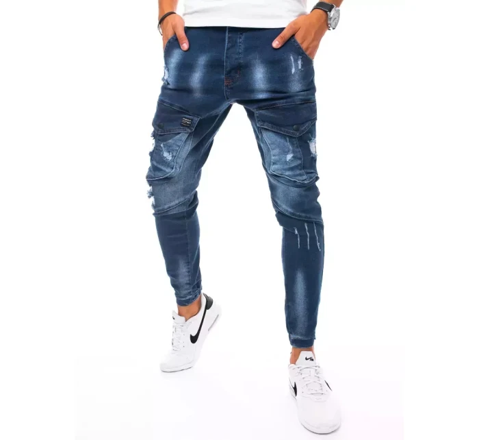 Pánské bojové džíny kalhoty modré Dstreet model 21963261 - FashionStreet Pánské bojové džíny kalhoty modré Dstreet model 21963261 - FashionStreet