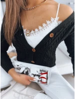 RIGLA dámský svetr černý FashionStreet MY1633