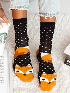 Milena ponožky 0200-124 Fox and Dots 37-41