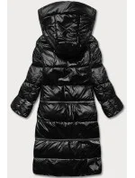 Černá matná dámská zimní bunda ve třech délcech (AG3-3037)