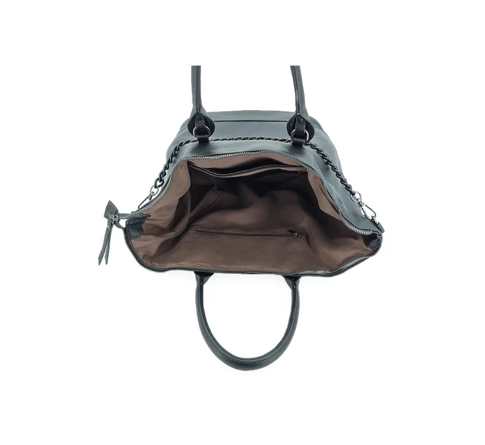 Moderní dámská shopperka černá 5V2QV - Vivian