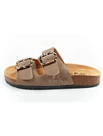 Lee Cooper dámské šněrovací boty slip-on žabky khaki pohodlné lehké dámské