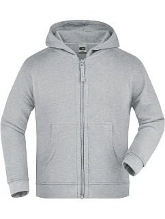 Daiber JN 59K Dětská mikina s kapucí 02.059K grey heather