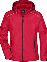 Daiber JN 1117 Dámská bunda do deště 02.1117 red/black
