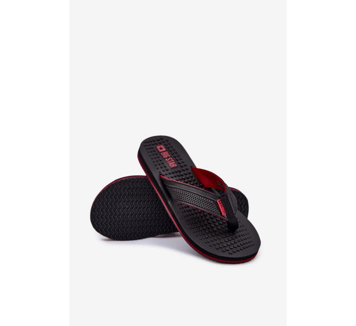 Pánské Žabky Big Star RR174441 Černé