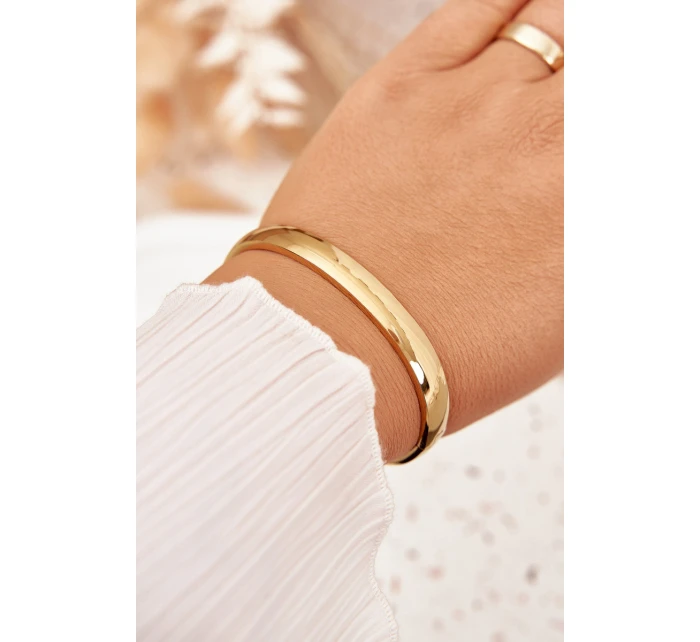 Náramek ze nerezové oceli zlatý Náramek ze nerezové oceli zlatý
