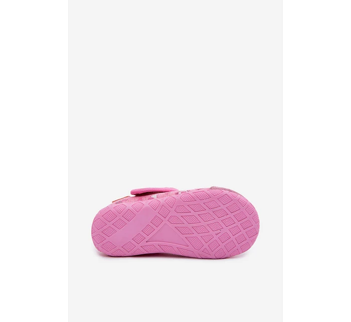 Dětské pantofle Milami na suchý zip lesklé růžové Jasimrra Dětské pantofle Milami na suchý zip lesklé růžové Jasimrra