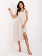 Sukienka MI SK model 21185791 beżowy - FPrice