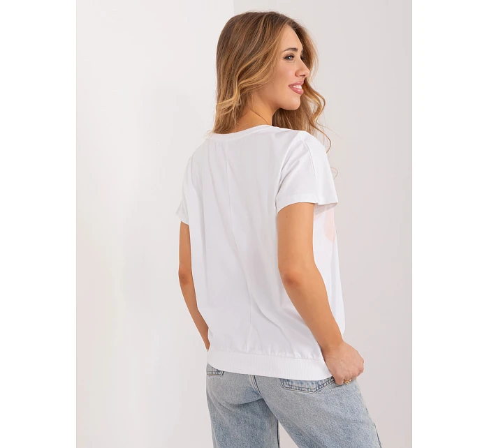 Bluzka RV BZ model 22046186 biało różowy - FPrice