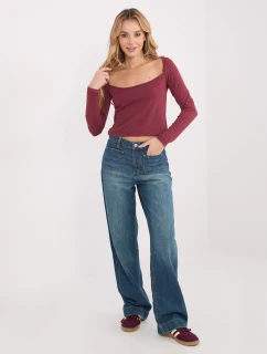 Bluzka WT BZ model 21875476 bordowy - FPrice