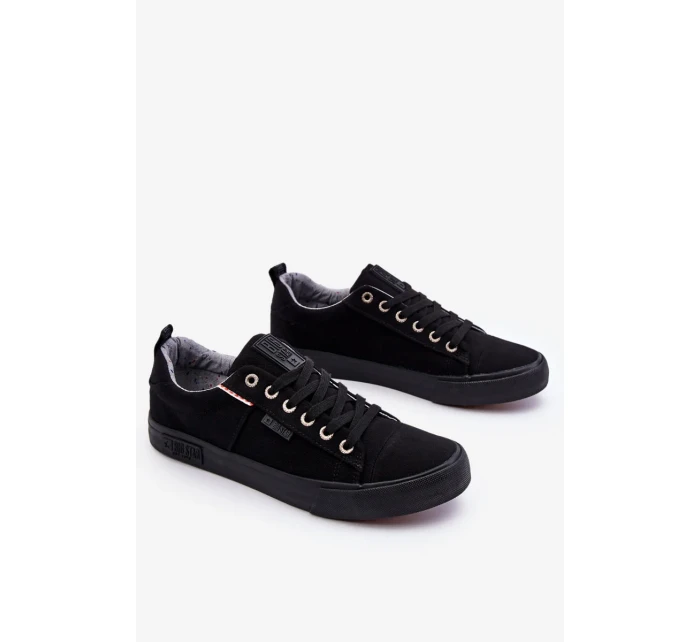 Pánské nízké Materiál tenisky Big Star KK174002 Černá