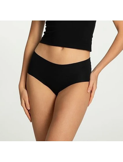 Dámské bavlněné kalhotky Mood Maxi Černá - Julimex