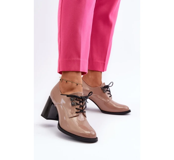 Polobotky na podpatku model 195405 Step in style Polobotky na podpatku model 195405 Step in style