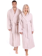 Unisex župan Athena s kapucí 3116 oříšková - Vestis