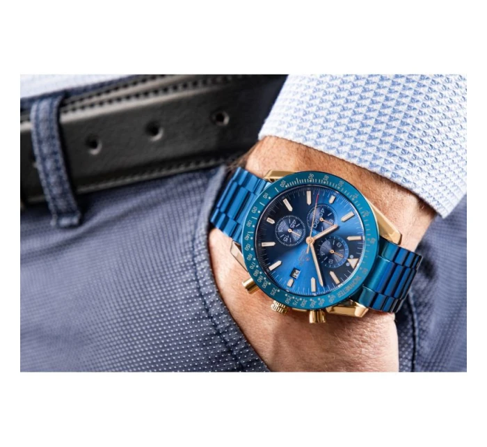 Pánské hodinky Giewont Chronograph Sapphire Blue Copper GW8720-B5 Pánské hodinky Giewont Chronograph Sapphire Blue Copper GW8720-B5