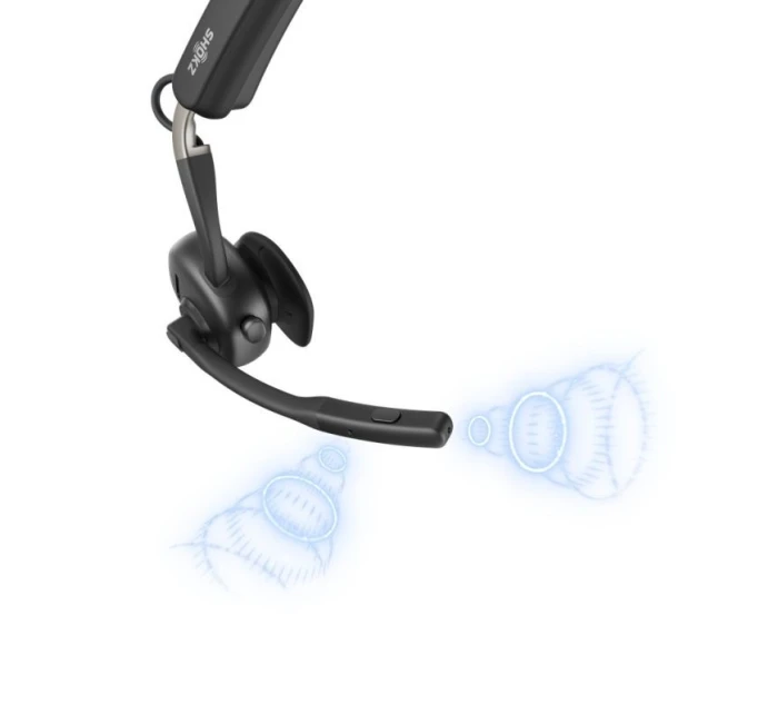 Shokz OpenMeet mic-ANC USB-C bezdrátová sluchátka s kostmi + adaptér USB-A černá