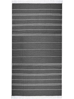 The One Towelling Recycled Hamam Towel Hamam ručník "Recycled" 48.1059 steel grey