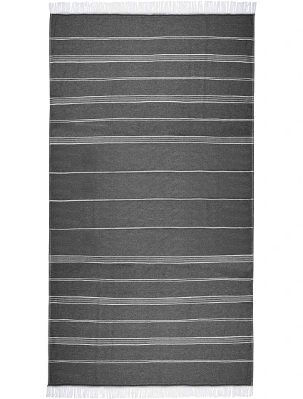 The One Towelling Recycled Hamam Towel Hamam ručník "Recycled" 48.1059 steel grey The One Towelling Recycled Hamam Towel Hamam ručník "Recycled" 48.1059 steel grey