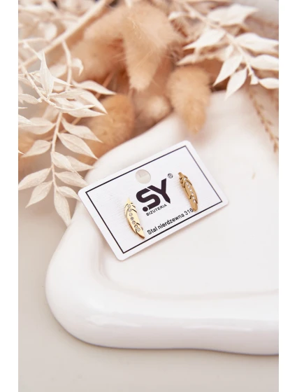 Náušnice Se Zirkony  Zlaté model 21772369 - Boto