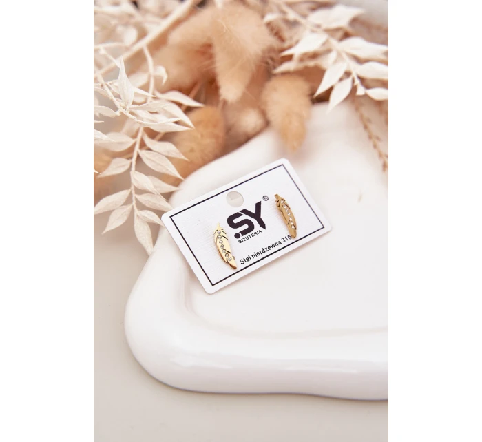 Náušnice Se Zirkony  Zlaté model 21772369 - Boto