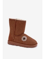 Zdobené Zimní Boty Dámské Camel model 21937551 - Boto