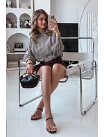 Dámské lodičky na s ozdobným detailem Čokoládové model 21943388 - Boto