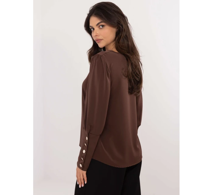 Bluzka MI BZ model 21898775 ciemny brązowy - FPrice