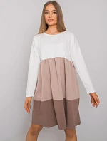 Šaty RV SK 7188.83P hnědá