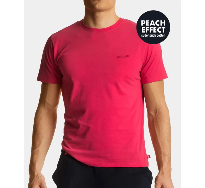 Pánské tričko s krátkým rukávem ATLANTIC - korálové Pánské tričko s krátkým rukávem ATLANTIC - korálové