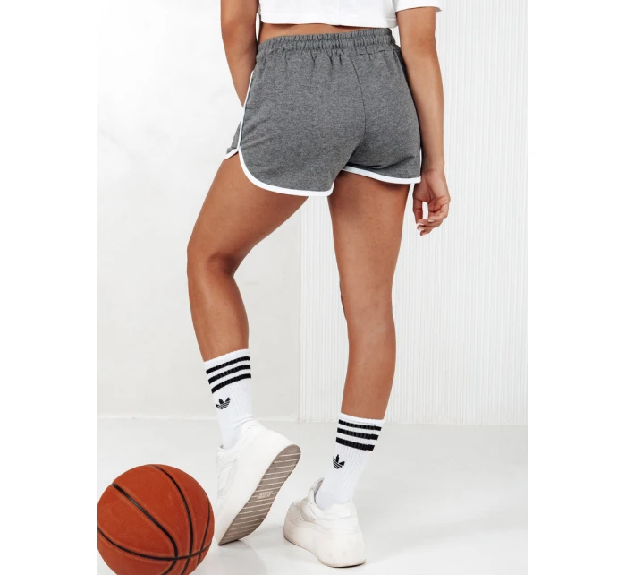 Dámské teplákové kraťasy TOP SPORT tmavě šedé FashionStreet SY0405
