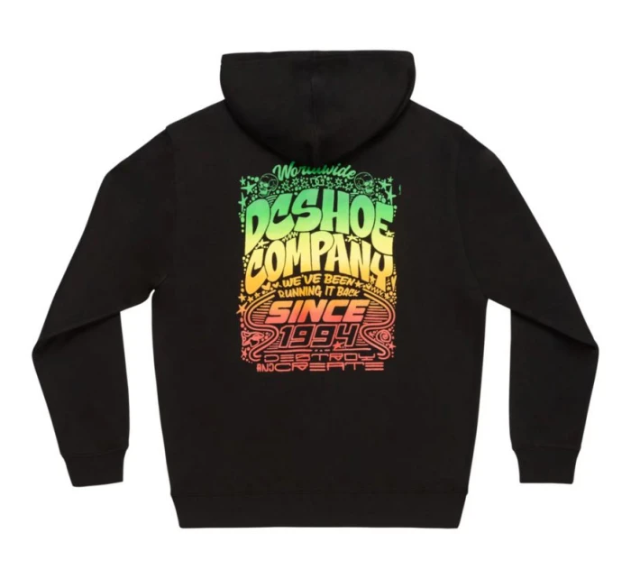 DC Hot Box Mikina na zip ADYSF03146-KVJ0 Black L